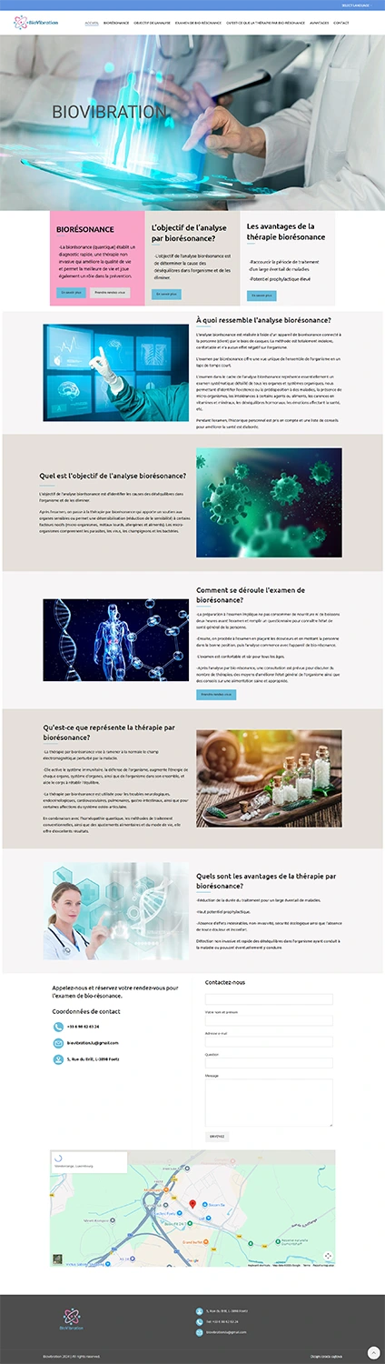 izrada sajta za wellness uređaje i edukaciju