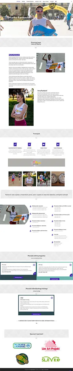 Profesionalna izrada sajtova za trenere i sportiste