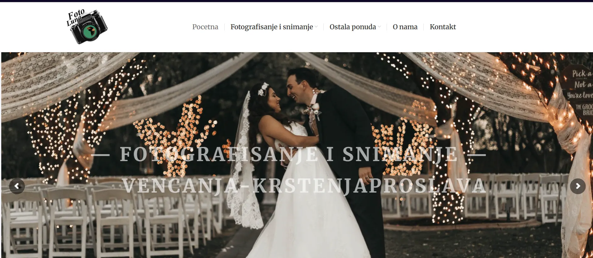 Izrada premium sajta za uslužnu delatnost
